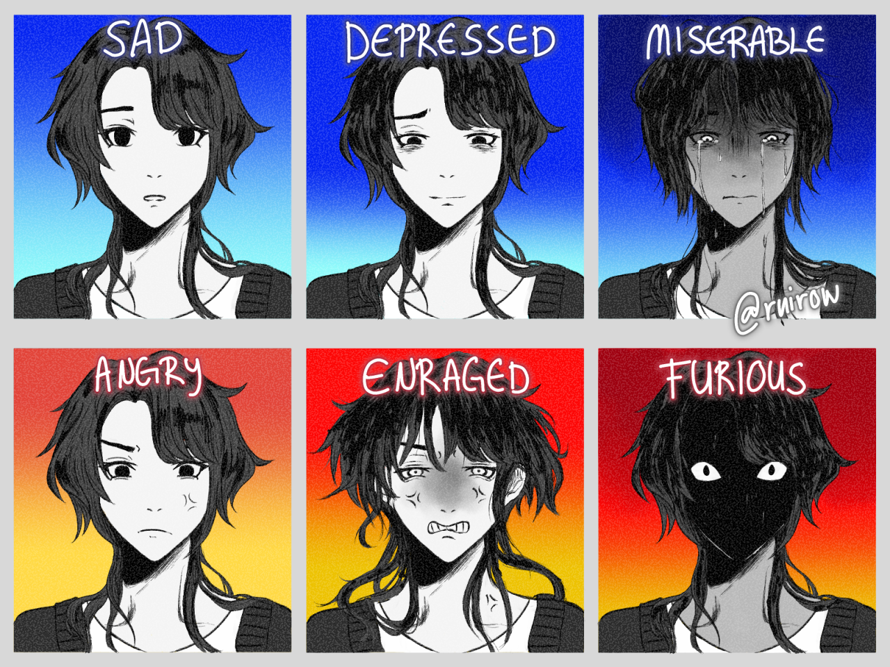 O M O R I Emotions Template by Ryuzaka -- Fur Affinity [dot] net