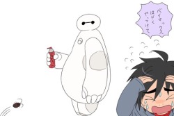 optimisticnutblaze:  Baymax destroy! 