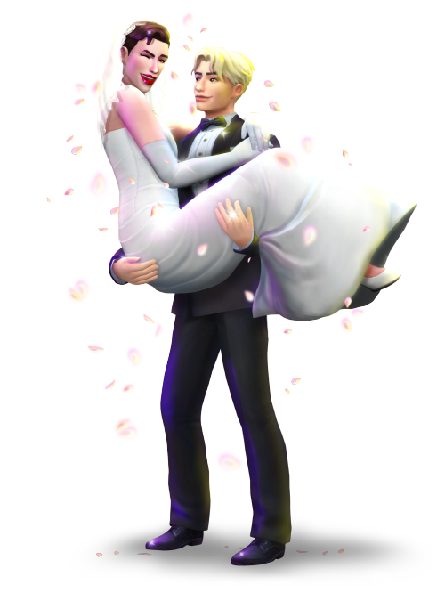 Crazy Sims & Karlazo’s Wedding - Speed EditSUL SUL! I made the render and banners for Craz