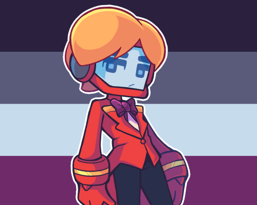 I made pride flags with the colour palettes (and canon identities) of my OCs. (Blank flags unde