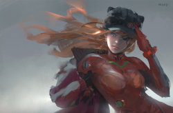 creaturesfromdreams:  Asuka by wlop 