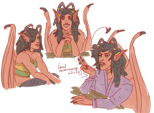 this is loeans contracted succubus lynynn shes likes being a bad influence and not doing her job