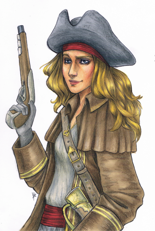 Leonora &ldquo;Golden-Eye&rdquo; Gladstone - human gunslinger  from our Critical Role based D&amp;D 