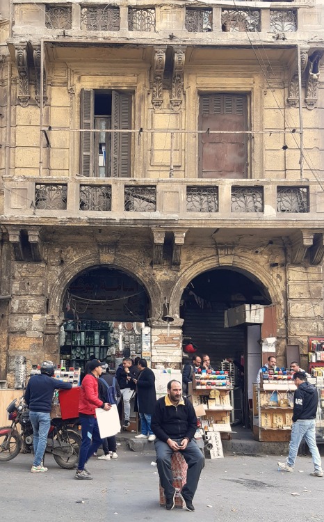 Street scene near Attaba, Cairo.