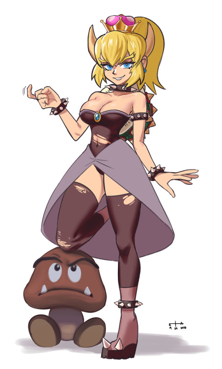 earltheartist:bowsette 