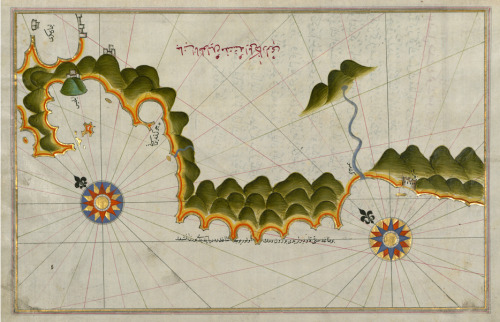 publicdomainreview:The maps of Piri Reis, a 16th-century Ottoman Admiral famous for his maps and cha