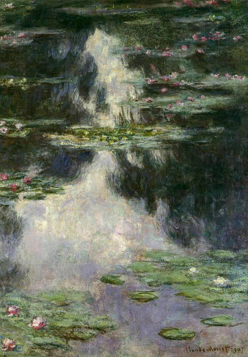 artist-monet:Water Lilies, 1907, Claude Monet