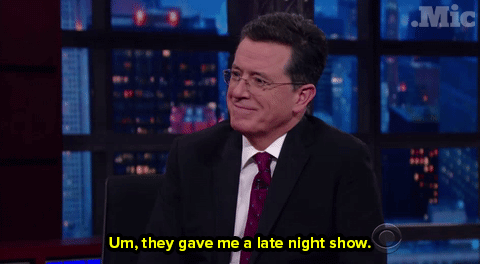 micdotcom:  Watch: Rashida Jones asks Stephen Colbert all the sexist questions women are used to hearing  