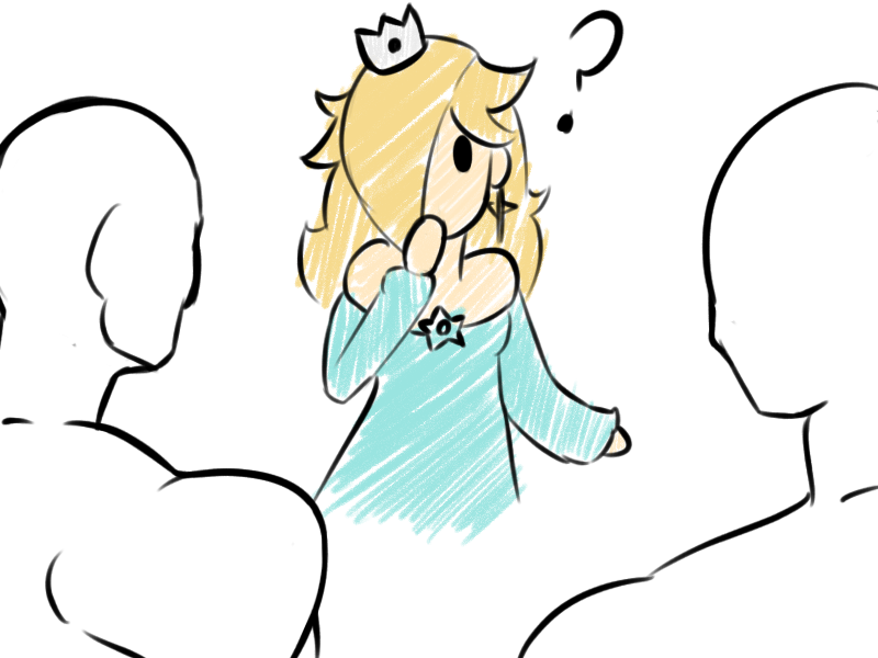 dedalothedirector: So… I made a totally non family unfriendly Rosalina drawing~