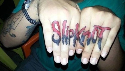 Sex Slipknot hand tattoo pictures