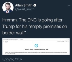 pileofknives: The DNC is that kid at the front of class that reminded the teacher to collect the homework You’ve got to be fucking kidding.  This is the shit that any smart political operator has an “unrelated party” set up a PAC to remind people