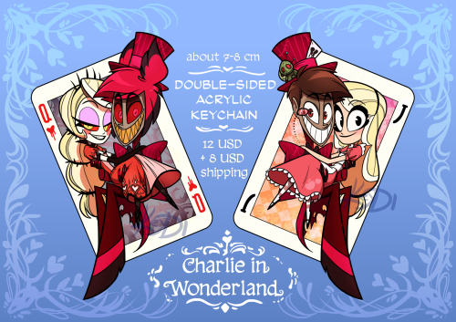 Finally, the acrylic charlastor keychain (and me, lol) are ready for preorder! To order DM to me wit