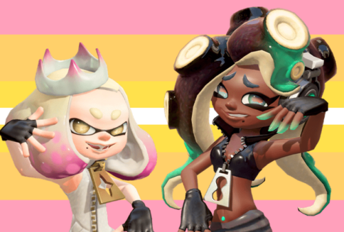 Pearl and Marina from Splatoon love their wives! (each other)