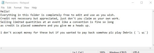 Added A Permissions Note Hehe