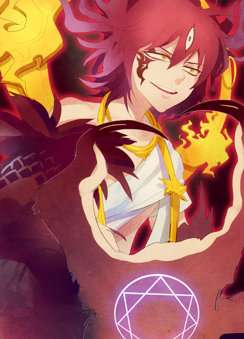 hakeism:  One of these days I’ll draw a proper Djinn equip GO AGARES 
