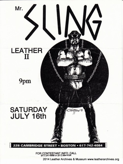 leatherarchives:  Sling Leather poster