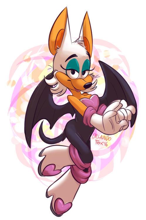 orlandofox: Been a while, Tumblr. :’D Have a Rouge bat I just did a bit ago