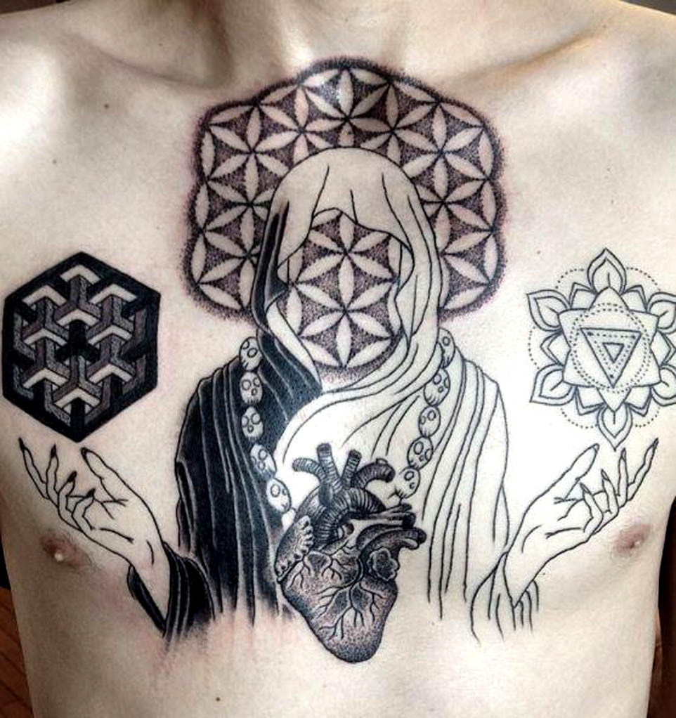 thievinggenius:  Tattoo done by Mike Bennett. 