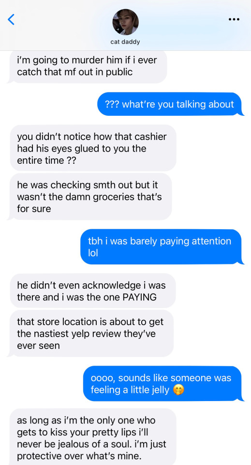 SKZ + WHEN THEY GET JEALOUS ! ( Texts )