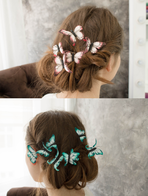 drumcorpsanatomy:  culturenlifestyle:  Polymer Based Hair Accessories Look Like Real Life Flying Butterflies by Iryna Osinchuk-Chajka Ukrainian artist Iryna Osinchuk-Chajka from Eten Iren creates exquisite jewelry, which accurately mimics the shape and