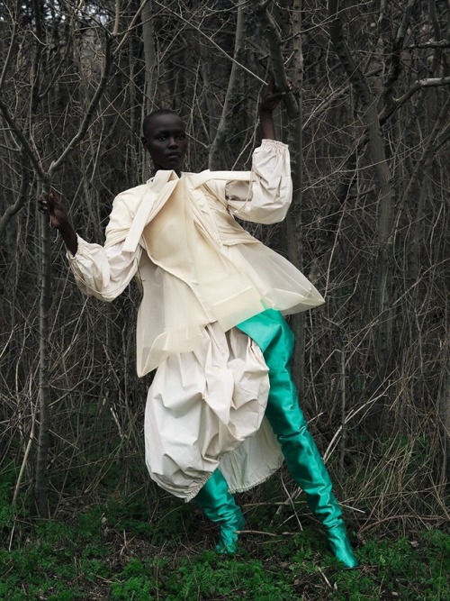 femmequeens:Alek Wek and Grace Bol photographed by Viviane Sassen for the spring/summer 2017 issue o