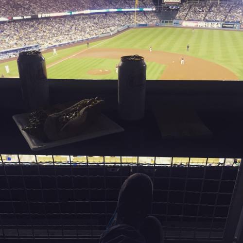 #dodgers #suitelife #baseball #mlb #beer (at Dodger Stadium)