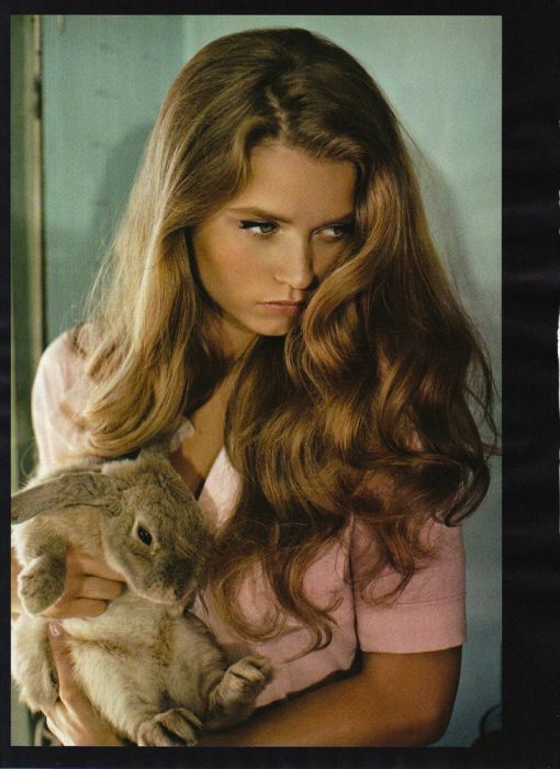 vs-angelwings:  Abbey’s got a bunny