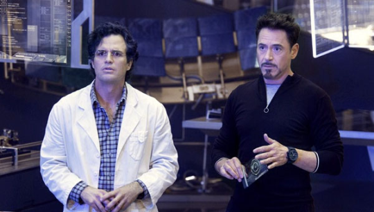 hungryhungryterrors:  Guys. Science Daddies. These two adorable motherfuckersmade this cocky motherfucker andthis precious motherfucker.Science Daddies.Just imagine Tony and Bruce having to pick up little Ultron and Vision from school because they were