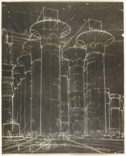 design-is-fine: Hugh Ferriss, Architectural