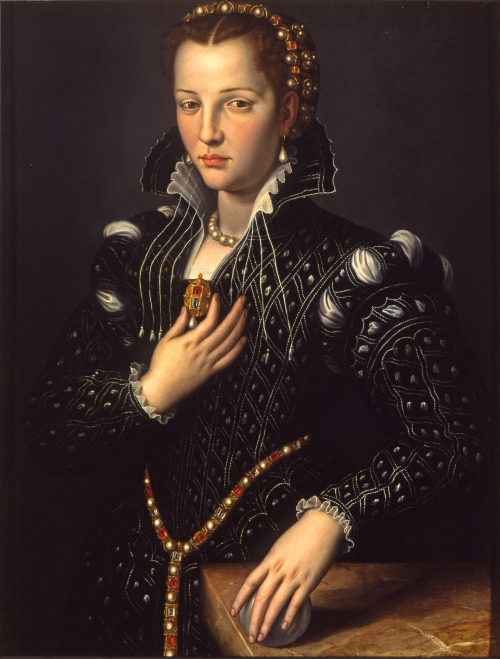 Alessandro Allori (1535–1607) ? Portrait of Lucrezia de&rsquo; Medici (1560)