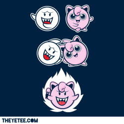 gamefreaksnz:  theyetee:  Jigglyboo Fusionby Moysche DesignsStill only ป on 03/04 at The Yetee  Artist: Facebook | Redbubble | Tumblr