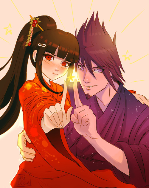 missariliciousart: I made this quick momoharu drawing to celebrate my 11th anniversary with my ‘lumi