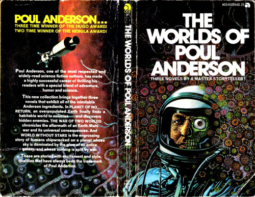 Joseph Lombardero (1922-2004) cover, “The Worlds Of Poul Anderson”, Ace, 1974