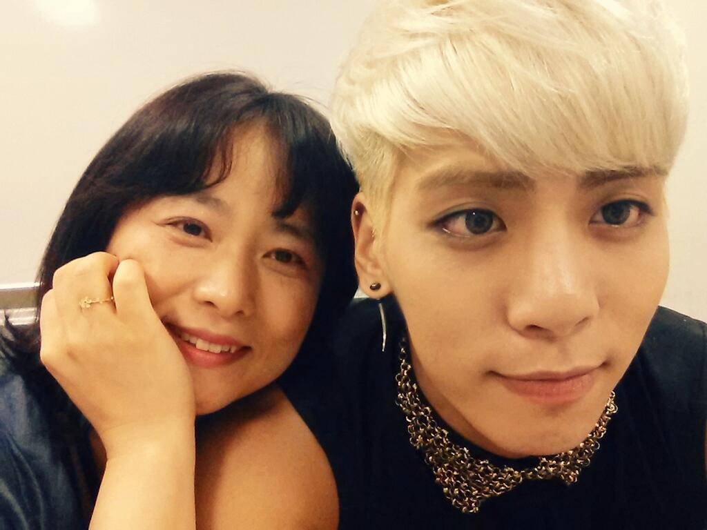 for you, jonghyun - a memorial blog — (130628) @realjonghyun90: with my  mother before...