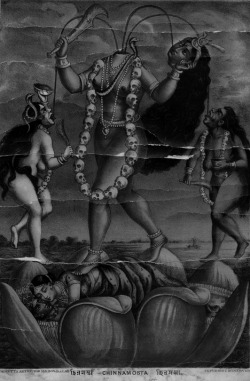 chaosophia218:  Chhinnamasta, c. 1885.Chhinnamasta