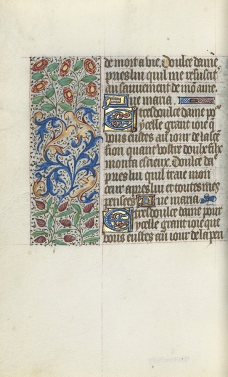 cma-medieval-art: Book of Hours (Use of Rouen): fol. 150v, Master of the Geneva Latini, c. 1470, Cle