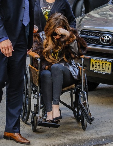 gagaroyale:  Gaga spotted today in NYC. 