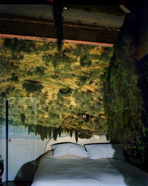 quincunxial: Abelardo Morell. Camera Obscura: View of Landscape Where Galileo Died in Exile, 2009.