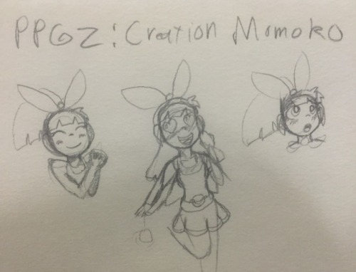 Blossom, commander and the leader!  Ppgz-Creation concept art for Momoko Akatsumi