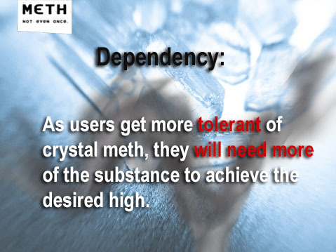 Once methamphetamine is in the blood stream, the drug creates a sharp increase of dopamine in the br