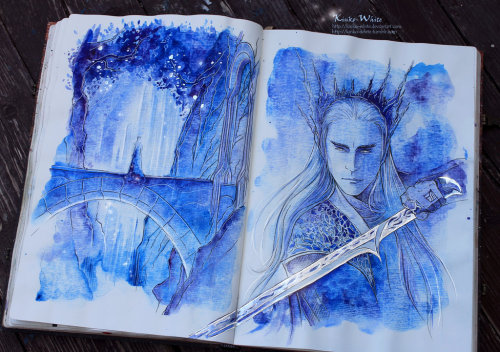 pixalry:  The Hobbit Custom Traditional Artwork: Part 3 - Created by Kinko White You can find more of the artist’s phenomenal work on Facebook and Tumblr. You can see Part 1 here and Part 2 here. 