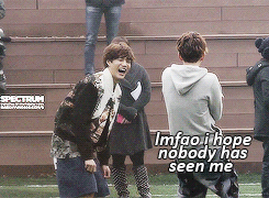 kyungso:  dancing machine baekhyun showing his moves to jongin 