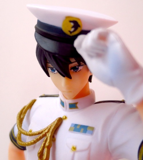 sunyshore:  The new military uniform Haruka Nanase scale figure by Taito is here!!!! And it’s completely gorgeous!! Detailed and handsome and beautiful and handsome, and handsome… and I think I need a moment to myself… (*’▽’) I have a few