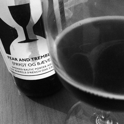 Things got about 50 Shades darker during last night’s #bottleshare when @chargingryno cracked open this smoldering beauty from @hillfarmstead. #fearandtrembling