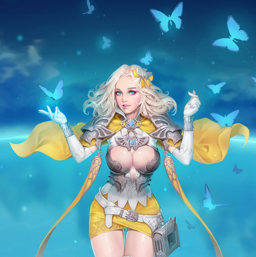 BUTTERFLY WIZARD  Bageumi . www.artstation.com/artwork/A9k1XX