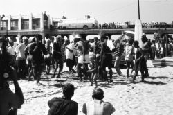 highenoughtoseethesea:  Beach Stomp, Huntington Beach, 1965Malibu, 1965The Malibu Pit, 1961Photos: LeRoy Grannis