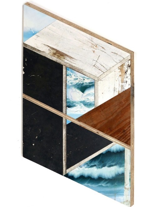 moodoofoo:Michael ZelehoskiUntitled (The sea also rises), 2018reconfigured wood and phenolic plywood