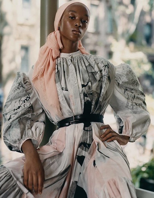 modelsof-color: Munaiya Bilal by Micaiah Carter for Elle U.S Magazine - November 2020