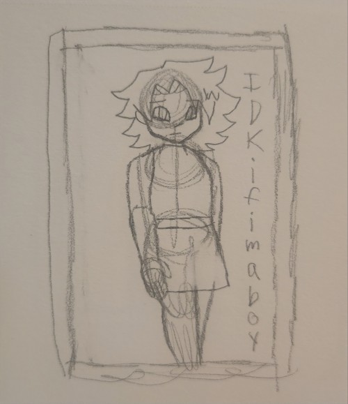 Got Inspired By The Song Idk If I'm A Boy By Blue Foster And My Own Kaminari Genderfluid Headcannons