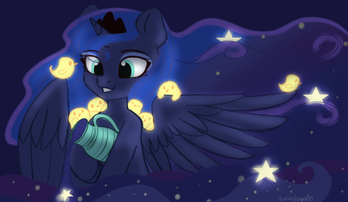 auroracursed80:     Princess Luna fills your dreams(redraw)   Yes, fig start.  I have intensive studies, I am disappointed in my skills, and I just understand that I will not achieve anything in drawing. Therefore, keep at least something while you are.